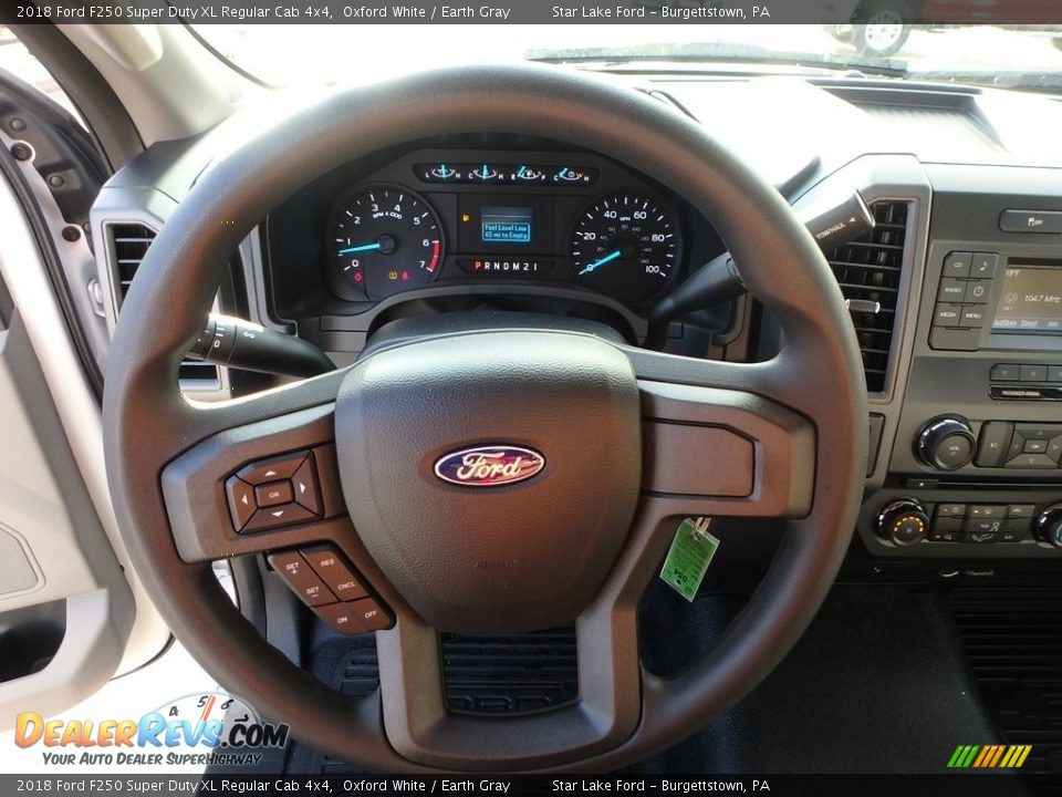 2018 Ford F250 Super Duty XL Regular Cab 4x4 Steering Wheel Photo #16