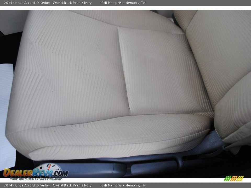 2014 Honda Accord LX Sedan Crystal Black Pearl / Ivory Photo #12
