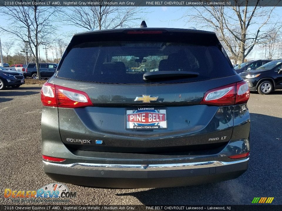 2018 Chevrolet Equinox LT AWD Nightfall Gray Metallic / Medium Ash Gray Photo #5