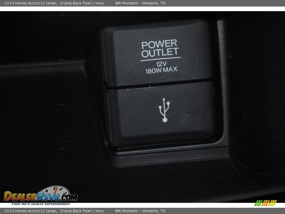 2014 Honda Accord LX Sedan Crystal Black Pearl / Ivory Photo #20