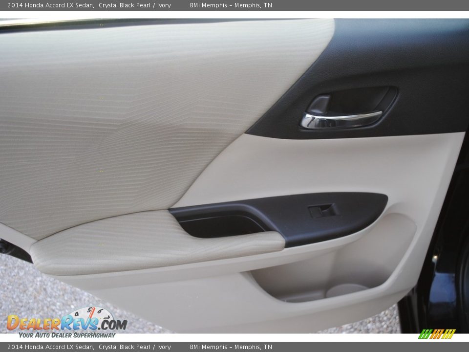2014 Honda Accord LX Sedan Crystal Black Pearl / Ivory Photo #21