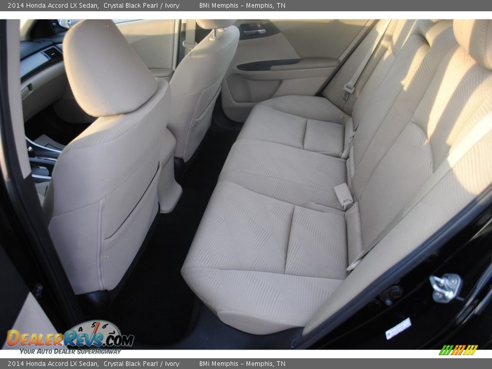 2014 Honda Accord LX Sedan Crystal Black Pearl / Ivory Photo #22