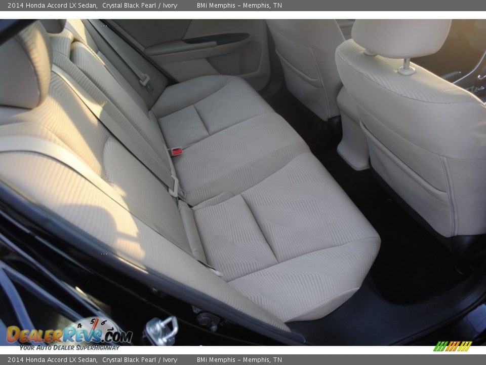 2014 Honda Accord LX Sedan Crystal Black Pearl / Ivory Photo #24
