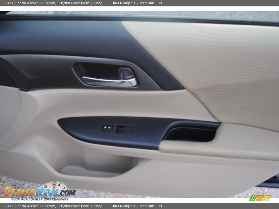 2014 Honda Accord LX Sedan Crystal Black Pearl / Ivory Photo #25