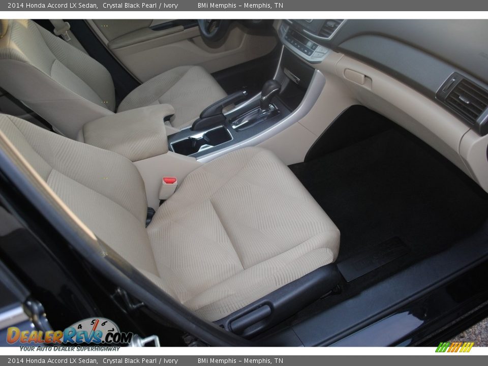 2014 Honda Accord LX Sedan Crystal Black Pearl / Ivory Photo #26