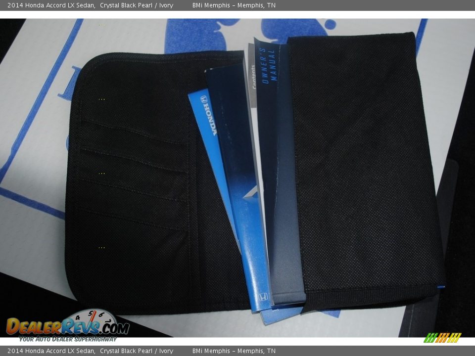 2014 Honda Accord LX Sedan Crystal Black Pearl / Ivory Photo #27