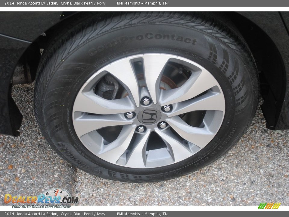 2014 Honda Accord LX Sedan Crystal Black Pearl / Ivory Photo #30