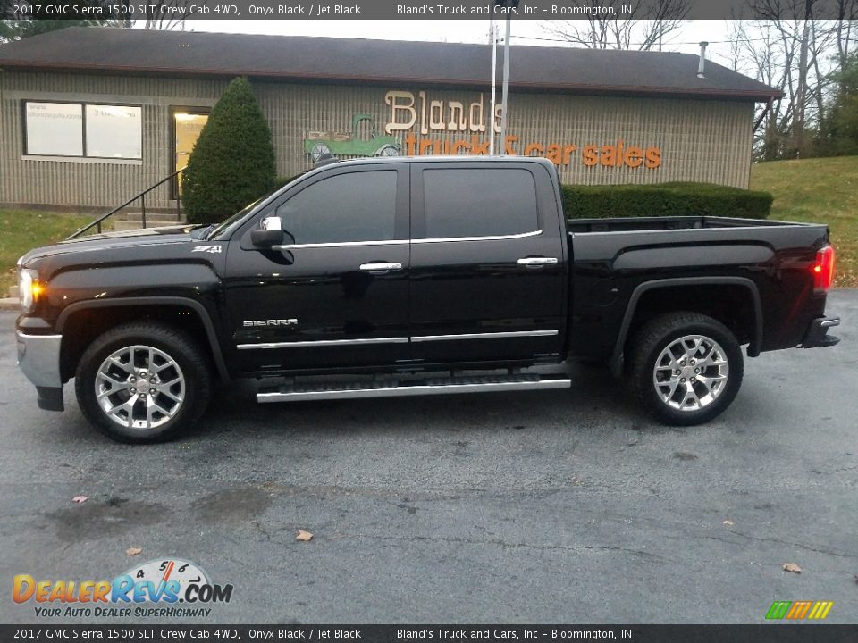 2017 GMC Sierra 1500 SLT Crew Cab 4WD Onyx Black / Jet Black Photo #1