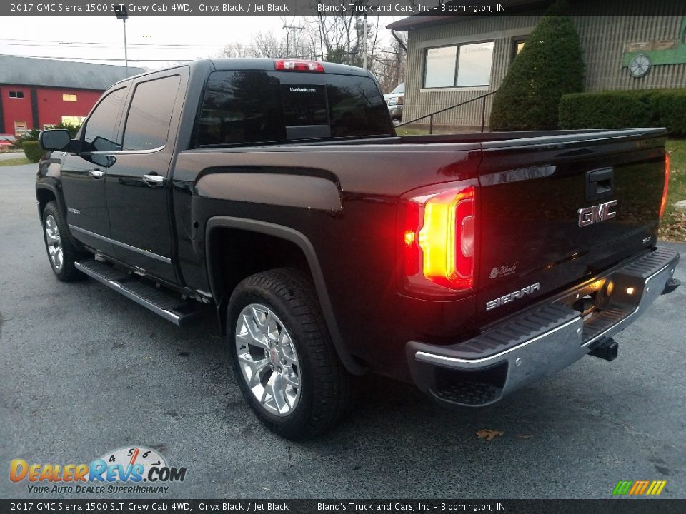 2017 GMC Sierra 1500 SLT Crew Cab 4WD Onyx Black / Jet Black Photo #3