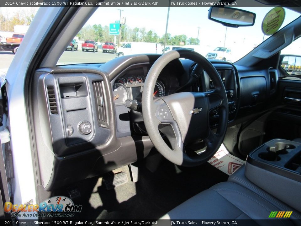 2014 Chevrolet Silverado 1500 WT Regular Cab Summit White / Jet Black/Dark Ash Photo #15