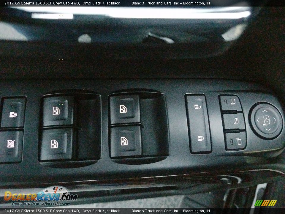 2017 GMC Sierra 1500 SLT Crew Cab 4WD Onyx Black / Jet Black Photo #15