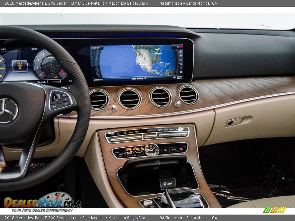 2018 Mercedes-Benz E 300 Sedan Lunar Blue Metallic / Macchiato Beige/Black Photo #5