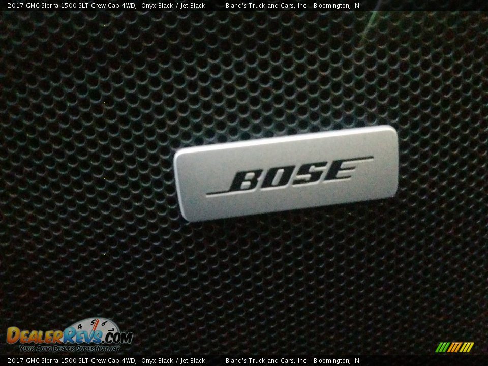 2017 GMC Sierra 1500 SLT Crew Cab 4WD Onyx Black / Jet Black Photo #16