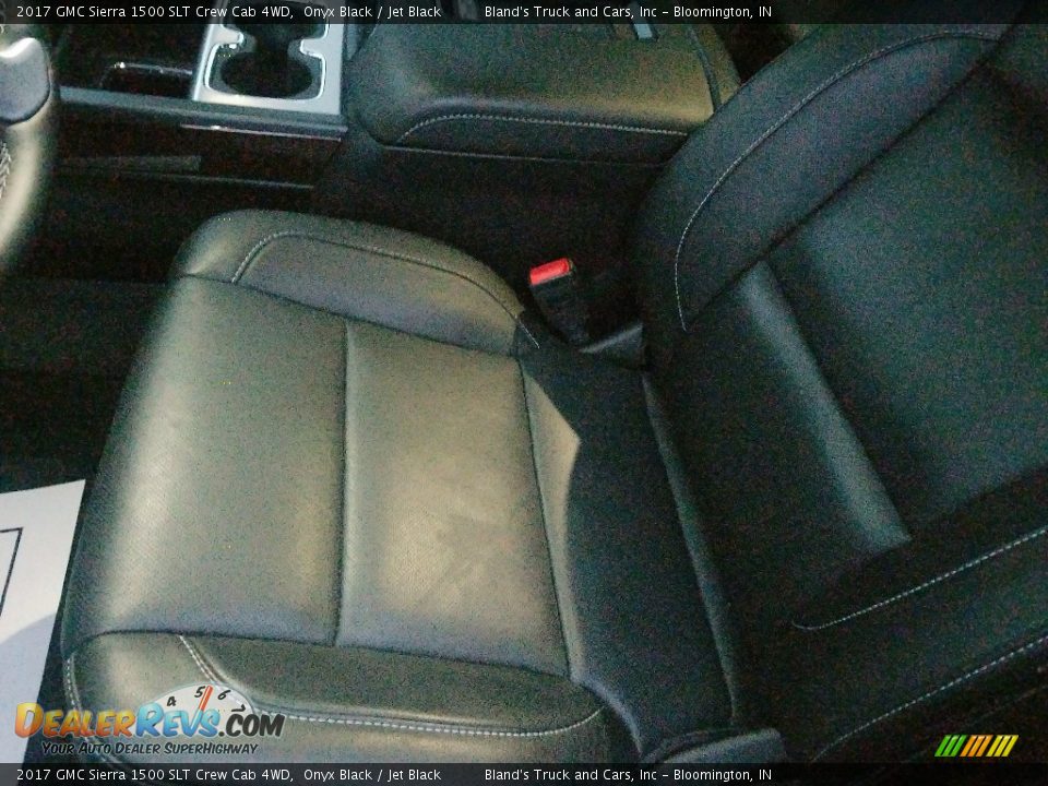 2017 GMC Sierra 1500 SLT Crew Cab 4WD Onyx Black / Jet Black Photo #19