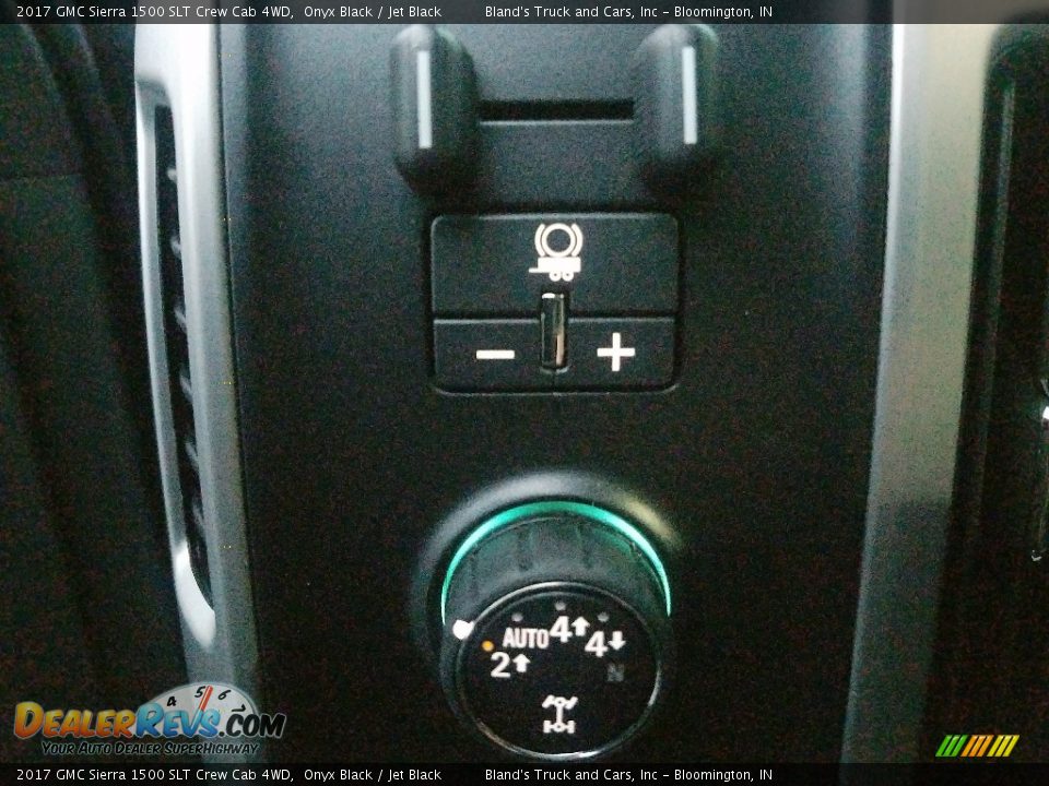 2017 GMC Sierra 1500 SLT Crew Cab 4WD Onyx Black / Jet Black Photo #21