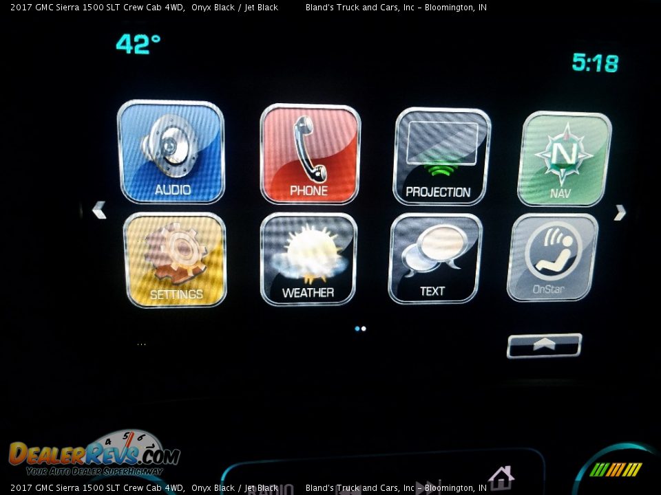 2017 GMC Sierra 1500 SLT Crew Cab 4WD Onyx Black / Jet Black Photo #29
