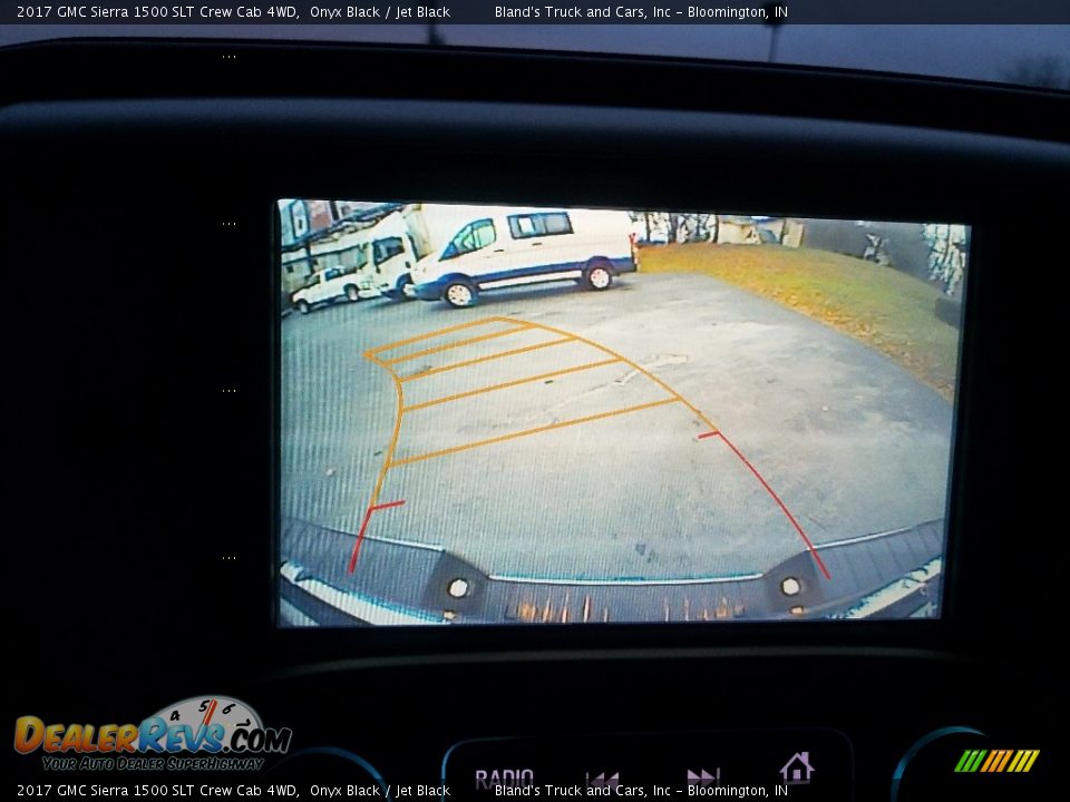 2017 GMC Sierra 1500 SLT Crew Cab 4WD Onyx Black / Jet Black Photo #31