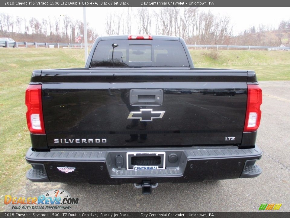 2018 Chevrolet Silverado 1500 LTZ Double Cab 4x4 Black / Jet Black Photo #3