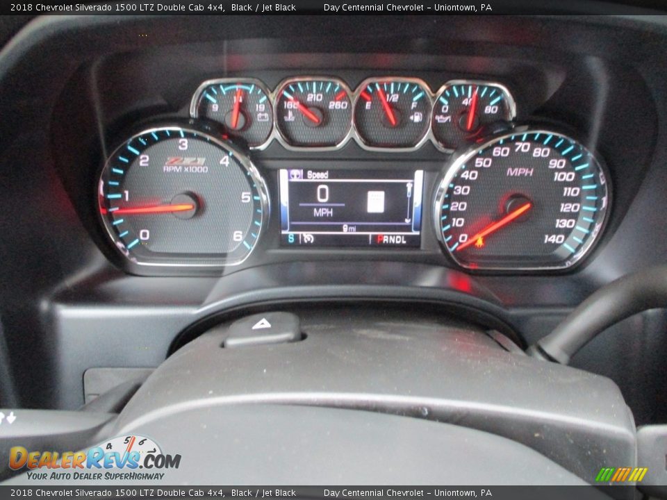 2018 Chevrolet Silverado 1500 LTZ Double Cab 4x4 Gauges Photo #4