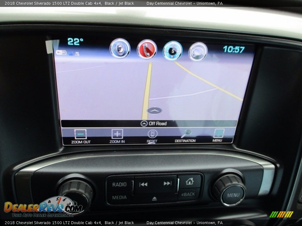 2018 Chevrolet Silverado 1500 LTZ Double Cab 4x4 Black / Jet Black Photo #5