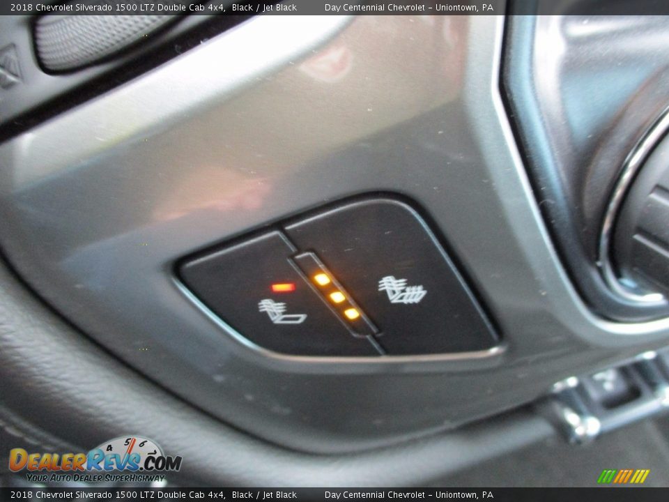 2018 Chevrolet Silverado 1500 LTZ Double Cab 4x4 Black / Jet Black Photo #7