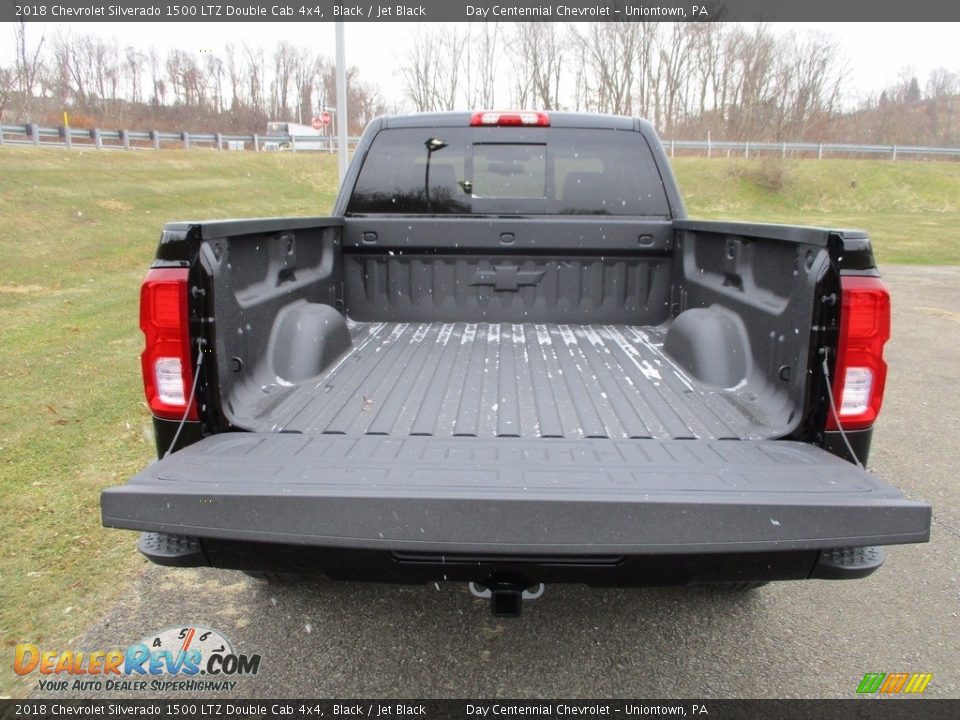 2018 Chevrolet Silverado 1500 LTZ Double Cab 4x4 Black / Jet Black Photo #13