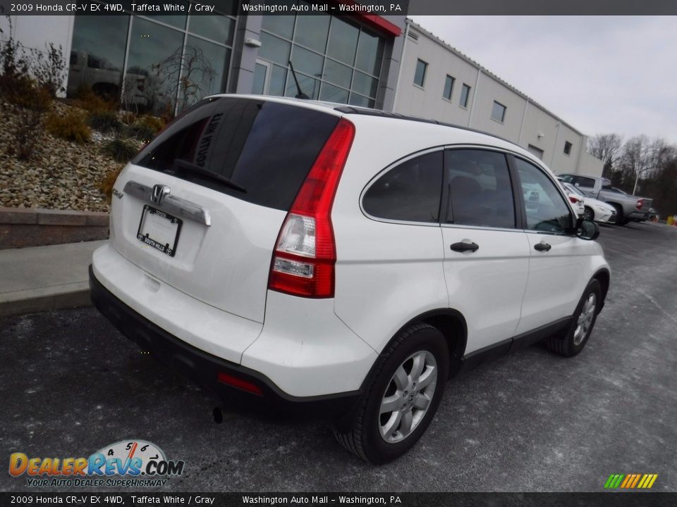 2009 Honda CR-V EX 4WD Taffeta White / Gray Photo #9