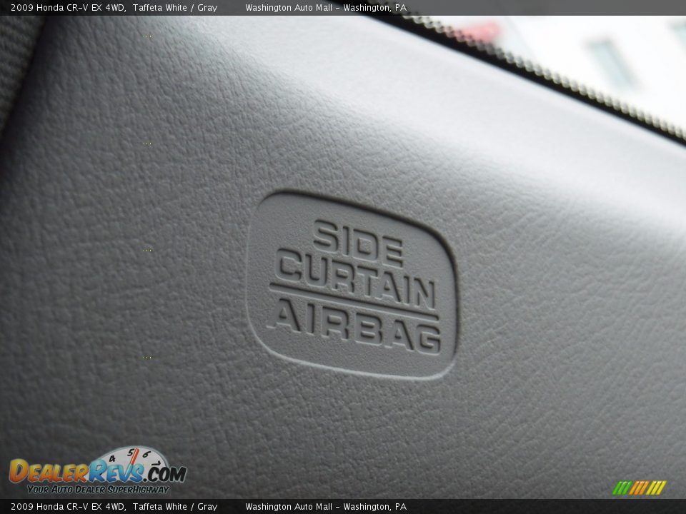 2009 Honda CR-V EX 4WD Taffeta White / Gray Photo #19