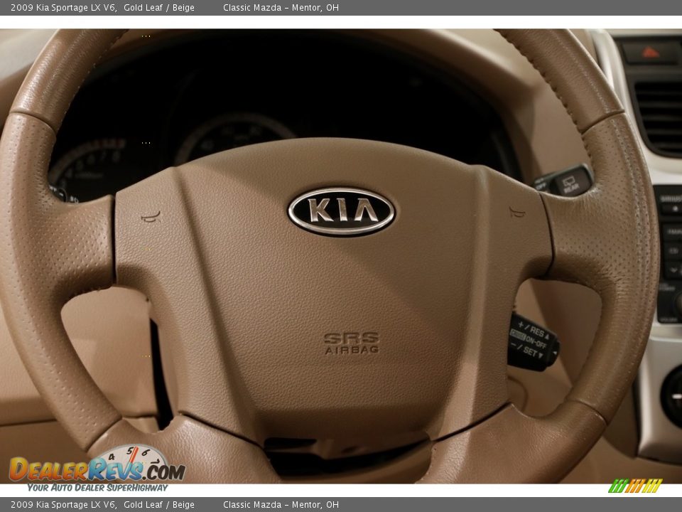 2009 Kia Sportage LX V6 Gold Leaf / Beige Photo #7