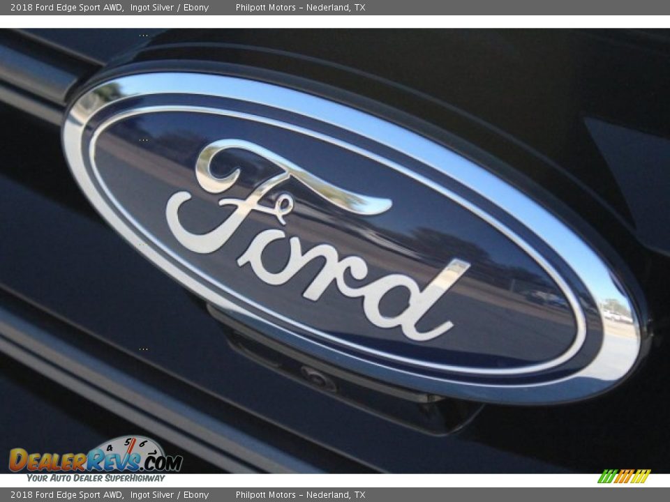 2018 Ford Edge Sport AWD Ingot Silver / Ebony Photo #4