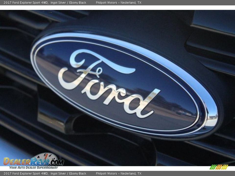 2017 Ford Explorer Sport 4WD Ingot Silver / Ebony Black Photo #4