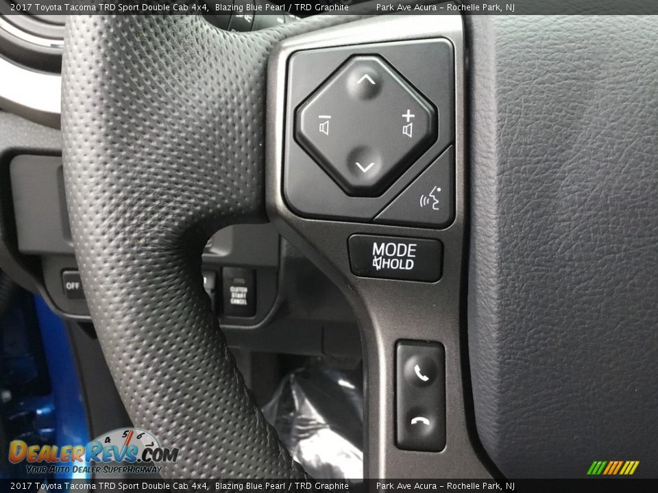 2017 Toyota Tacoma TRD Sport Double Cab 4x4 Blazing Blue Pearl / TRD Graphite Photo #18