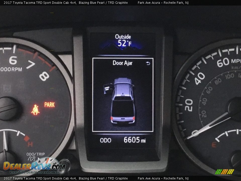 2017 Toyota Tacoma TRD Sport Double Cab 4x4 Blazing Blue Pearl / TRD Graphite Photo #20