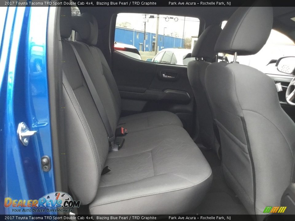 2017 Toyota Tacoma TRD Sport Double Cab 4x4 Blazing Blue Pearl / TRD Graphite Photo #23