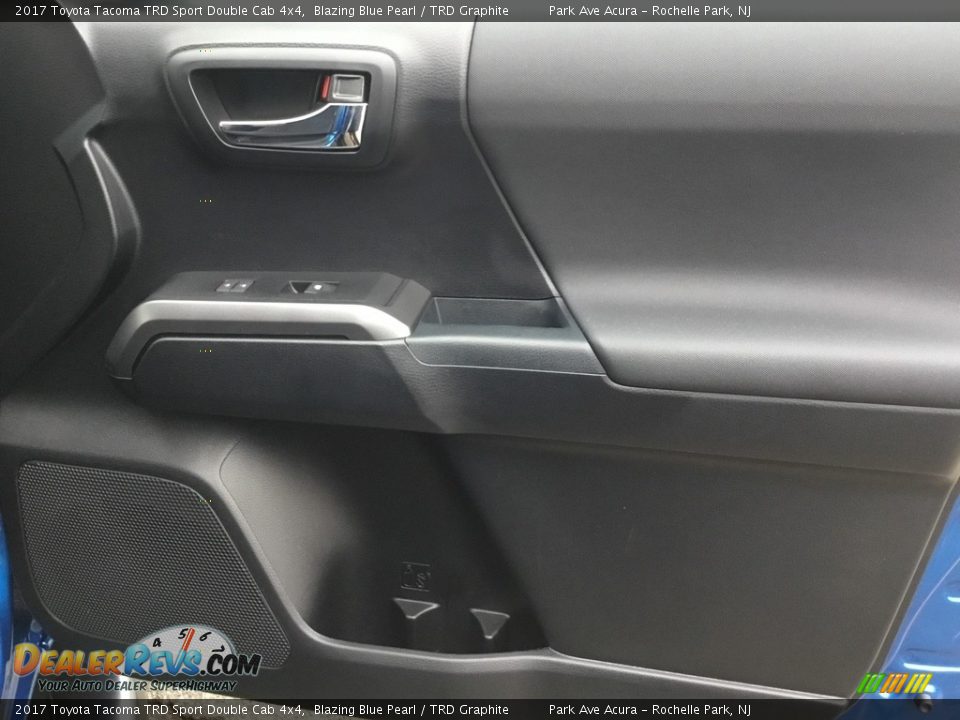 2017 Toyota Tacoma TRD Sport Double Cab 4x4 Blazing Blue Pearl / TRD Graphite Photo #24