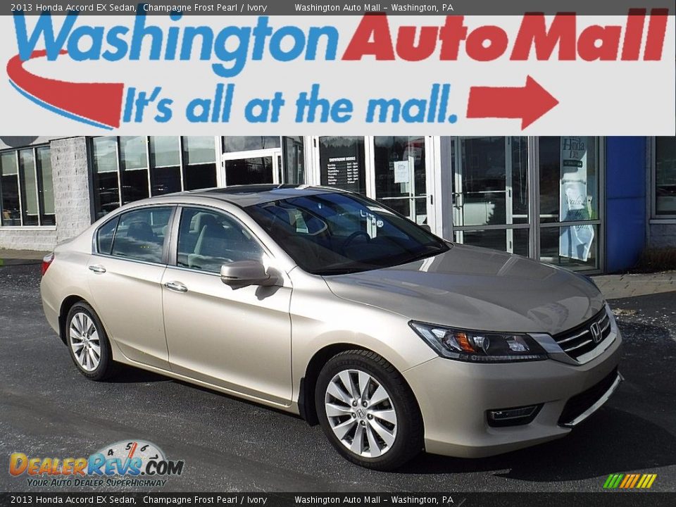 2013 Honda Accord EX Sedan Champagne Frost Pearl / Ivory Photo #1