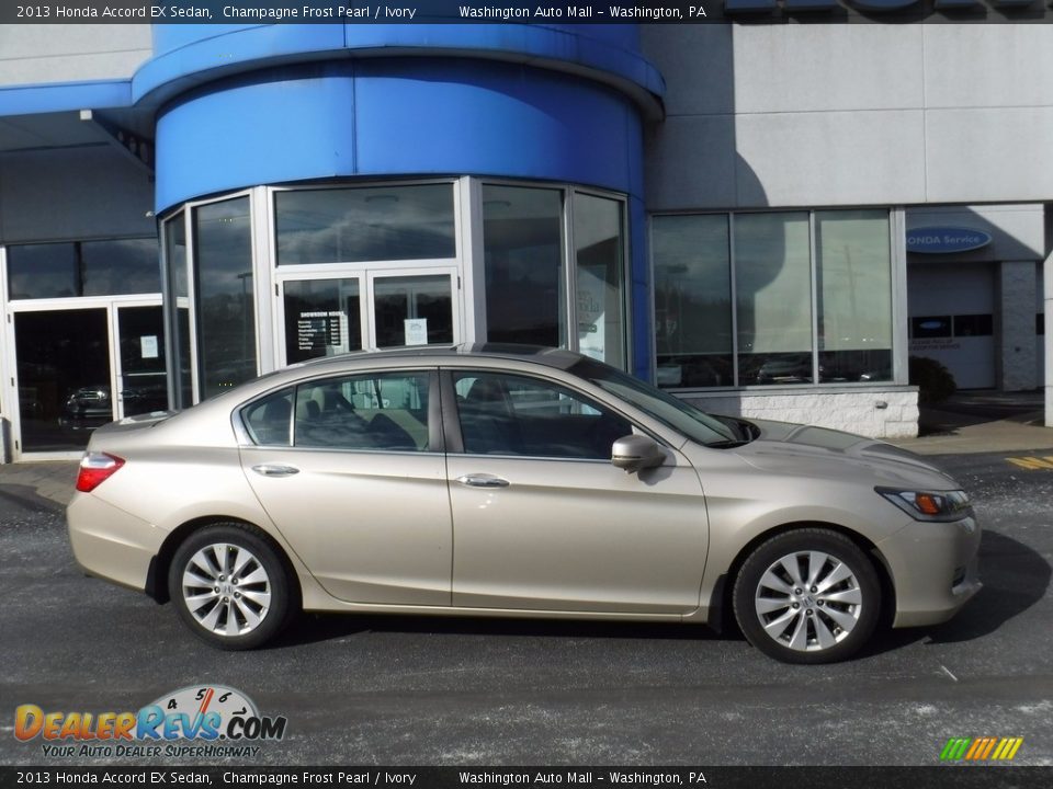 2013 Honda Accord EX Sedan Champagne Frost Pearl / Ivory Photo #2
