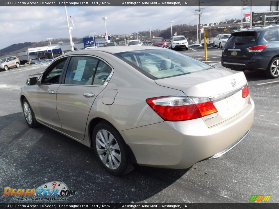 2013 Honda Accord EX Sedan Champagne Frost Pearl / Ivory Photo #7