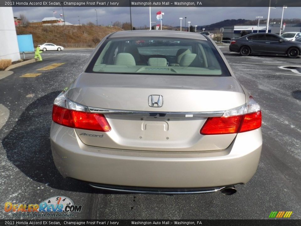 2013 Honda Accord EX Sedan Champagne Frost Pearl / Ivory Photo #8