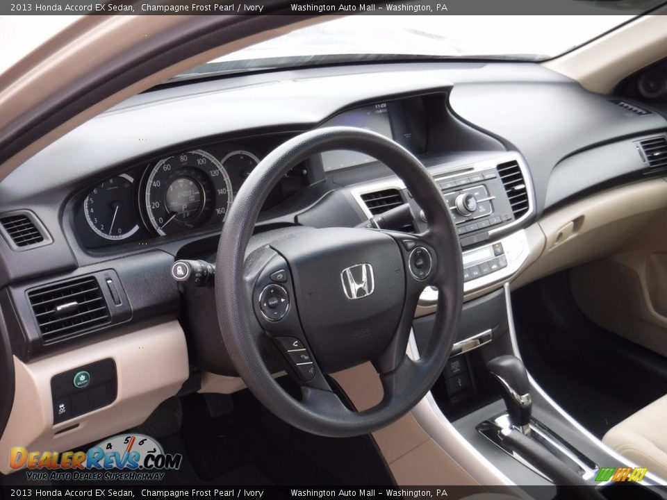 2013 Honda Accord EX Sedan Champagne Frost Pearl / Ivory Photo #11