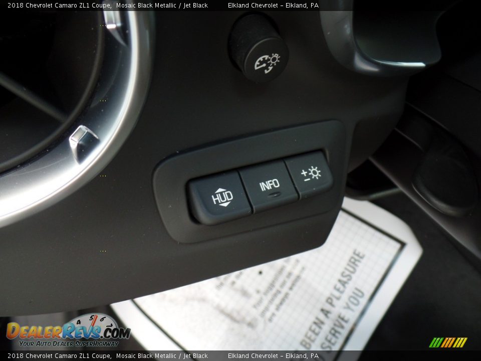 Controls of 2018 Chevrolet Camaro ZL1 Coupe Photo #17