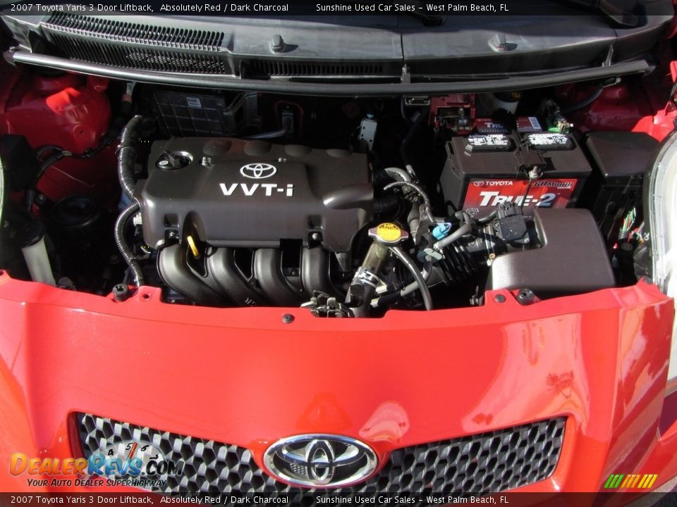 2007 Toyota Yaris 3 Door Liftback Absolutely Red / Dark Charcoal Photo #18