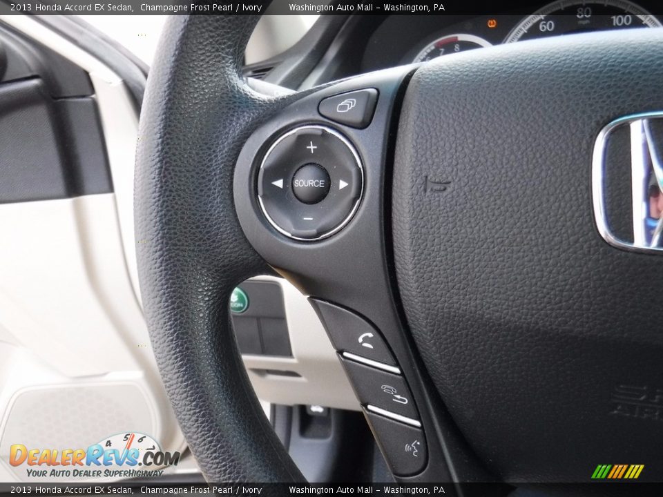 2013 Honda Accord EX Sedan Champagne Frost Pearl / Ivory Photo #20
