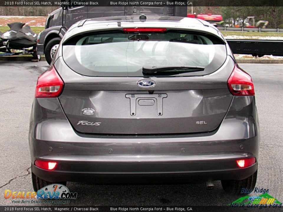 2018 Ford Focus SEL Hatch Magnetic / Charcoal Black Photo #4