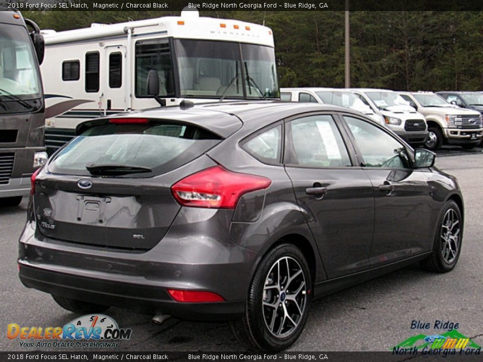 2018 Ford Focus SEL Hatch Magnetic / Charcoal Black Photo #5