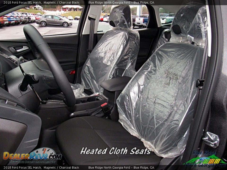 2018 Ford Focus SEL Hatch Magnetic / Charcoal Black Photo #11