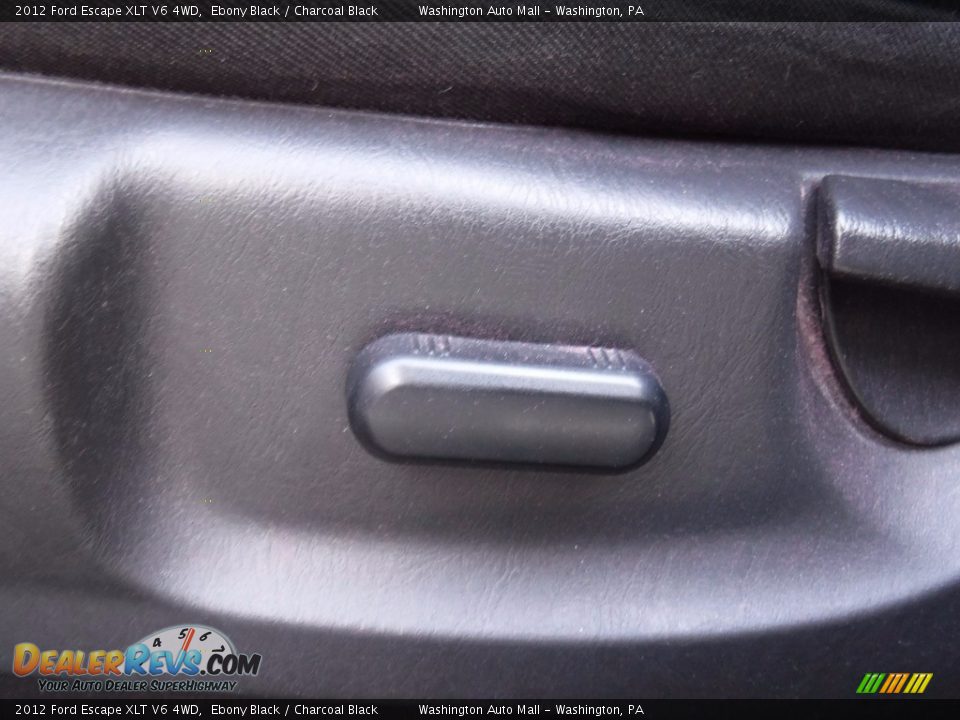 2012 Ford Escape XLT V6 4WD Ebony Black / Charcoal Black Photo #11