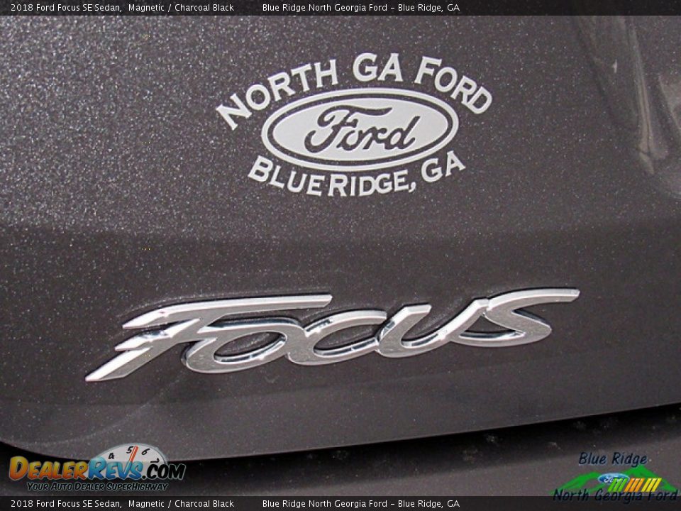 2018 Ford Focus SE Sedan Magnetic / Charcoal Black Photo #31