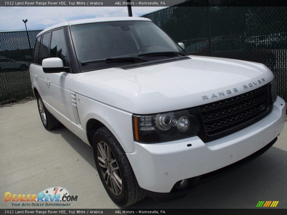 2012 Land Rover Range Rover HSE Fuji White / Arabica Photo #6