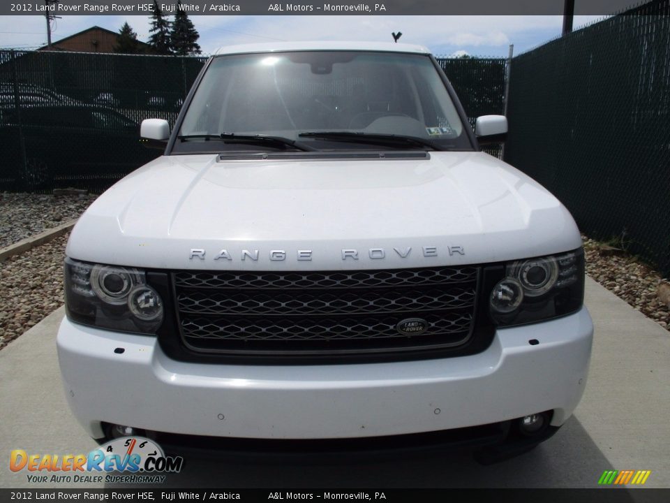 2012 Land Rover Range Rover HSE Fuji White / Arabica Photo #7